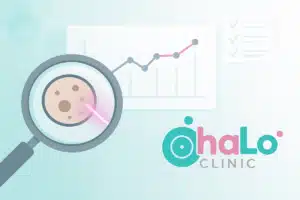 הדמיה מקצועית של Halo Clinic עם זכוכית מגדלת ולייזר – מקרי בוחן ותוצאות לפני ואחרי בטיפולי הסרת נקודות חן, סרחי עור וקסנטלזמה